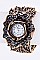 Stylish Vintage Inspired Flower Cut-Out Bangle Watch LA-1812
