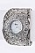 Stylish Filigree Leaf Bangle Watch LA-1704