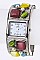 Fashionable Mix Jewels Square Bangle Watch LA-163