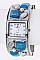 Fashionable Mix Jewels Square Bangle Watch LA-163