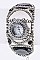 Stylish Crystal Adjustable Bracelet Watch LA-OB1219L18