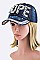 Crystal HOPE Embelished Fashion Denim Cap LA-HT277X136