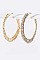 Iconic Rhinestone 60MM Hoop Earrings