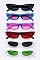 Pack of 12 ICONIC CAT EYE RETRO SUNGLASSES SET