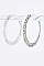 Iconic Rhinestone 60MM Hoop Earrings