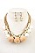 CHIC POM POM BIB NECKLACE SET