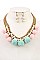CHIC POM POM BIB NECKLACE SET