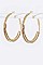 Iconic Rhinestone Hoop Earrings