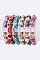 Pack of 12 Mix Crystal Beads Stretch Bracelets Set