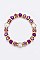 Pack of 12 Mix Bead Stretch Bracelets Set