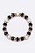 Pack of 12 Mix Bead Stretch Bracelets Set