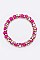 Pack of 12 Mix Bead Stretch Bracelets Set