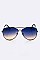 Pack of 12 Pieces Gradient Lens Aviator Sunglasses LA113-POP7261