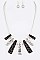 Fashion Animal Printed Necklace Set