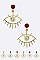 Pack of 12 Pearl Eye Earrings Set