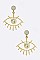 Pack of 12 Pearl Eye Earrings Set