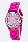 Fashionable Heart Crystal Fashion Watch LA-383HRT-MEDIUM