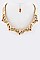 Chic Mix Crystals Collar Necklace Set