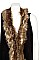 TRIM FAUX FUR OPEN VEST