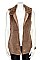 FAUX FUR ZIPPERED UP VEST