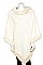 FAUX FUR PLEATED TRIM PONCHO