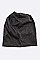 Trendy Open Top Convertible Jersey Knit Beanie