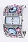 Fashionable Crystal Bangle Watch LA-BG433L50