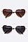 Pack of 12 Heart Shape Iconic Sunglasses Set
