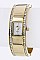 Stylish Crystal Lined Bangle Watch LA-BG1152L49