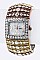 Fashionable Crystal Stretch Bracelet Watch LA-1761