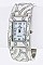 Fashionable Crystal & Enamel Bracelet Watch LA-OB068L4