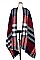 PLAID PRINTED BLANKET SCARF