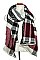 PLAID PRINTED BLANKET SCARF