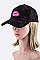 Lips Patch Ultra Suede Cap LA-EMH8595H