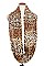 POSH ANIMAL PRINT INFINITY SCARF