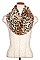 POSH ANIMAL PRINT INFINITY SCARF