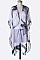 Flower Printed Watercolor Kimono
