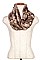 TWISTED ANIMAL TONE INFINITY SCARF