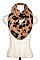 LEOPARD PRINT INFINITY SCARF