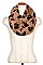 LEOPARD PRINT INFINITY SCARF