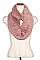 INFINITY LINE FAUX FUR SCARF
