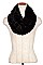 INFINITY LINE FAUX FUR SCARF