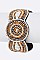 Adjustable Seed Beads Open Cuff