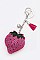 Strawberry Crystal Key Chain