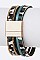 Magnetic Heart Charm Camouflage Bracelet