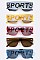Pack of 12 pieces Sports 2 Tone Unilens Sunglasses LA97-J2601P