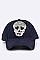 Skull Reversible Sequins Cotton Cap LA-EMH0952B