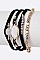 Authentic Quartz Magnetic Suede Bracelet
