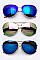 Pack of 12 Mirror Tinted Aviator Sunglasses
