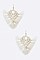 Braided Cotton Tassel Earrings